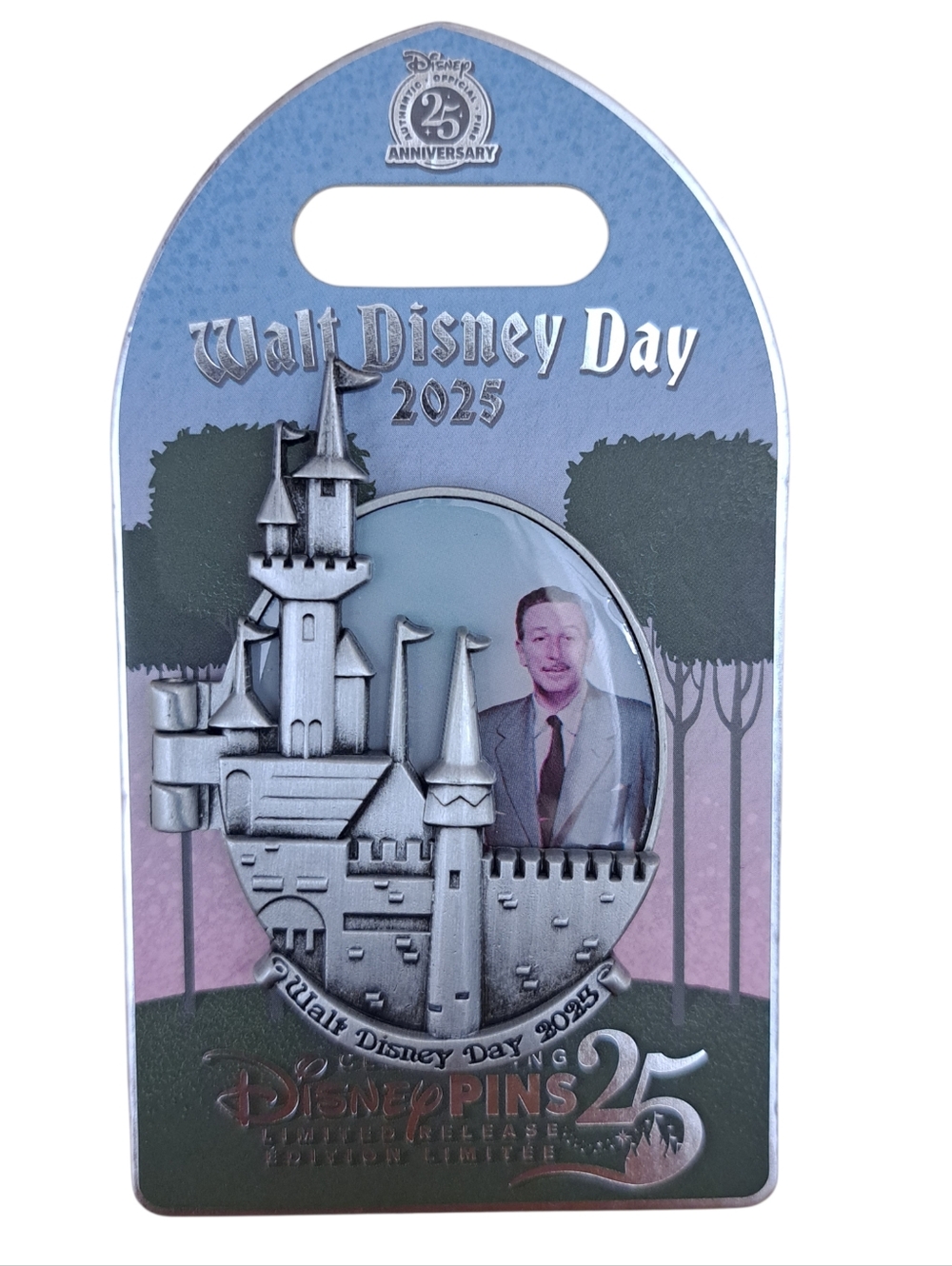 Walt Disney Day 2025 Commemorative Castle Pin